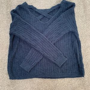 Hollister Reversible crossover sweater